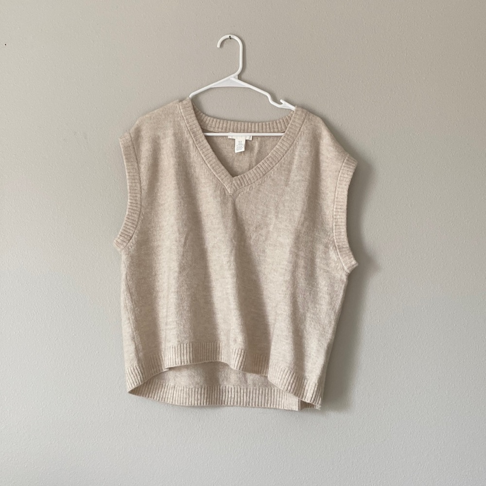 Oversized Sweater Vest